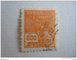 Brazilie Bresil Brasilien Brasil 1928-41 Série Courante Commerce Mercure Filigrane N Yv 206d (A) O - Used Stamps