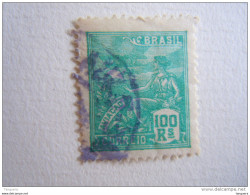 Brazilie Bresil Brasilien Brasil 1928-41 Série Courante Aviation Filigrane Inconnue Yv 201 O - Used Stamps