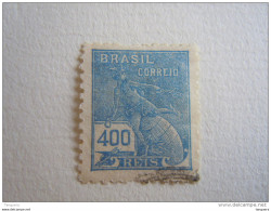 Brazilie Bresil Brasilien Brasil 1920-41 Série Courante Commerce Mercure Filigrane M Yv 176b (B) O - Usati