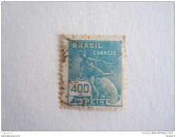 Brazilie Bresil Brasilien Brasil 1920-41 Série Courante Commerce Mercure Filigrane Inconnue Yv 176 O - Used Stamps