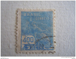 Brazilie Bresil Brasilien Brasil 1920-41 Série Courante Commerce Mercure Filigrane M Yv 176b (B) O - Used Stamps