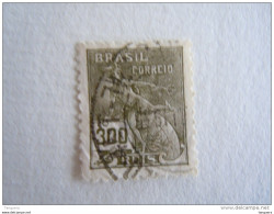 Brazilie Bresil Brasilien Brasil 1920-41 Série Courante Commerce Mercure Filigrane Inconnue Yv 175 O - Usati