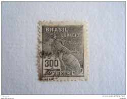 Brazilie Bresil Brasilien Brasil 1920-41 Série Courante Commerce Mercure Sans Filigrane  Yv 175 (A) O - Oblitérés