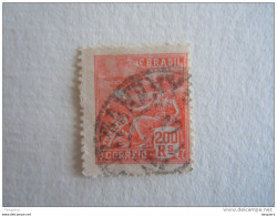 Brazilie Bresil Brasilien Brasil 1920-41 Série Courante Aviation Sans Filigrane  Yv 174 (A) O - Used Stamps