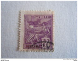 Brazilie Bresil Brasilien Brasil 1920-41 Série Courante Aviation Violet Claire Sans Filigrane Yv 172 (A) O - Used Stamps