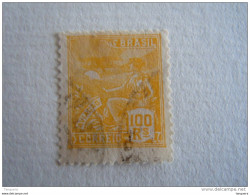 Brazilie Bresil Brasilien Brasil 1920-41 Série Courante Aviation Orange Claire AVEC Filigrane Mais Inconnue Yv 171 O - Used Stamps