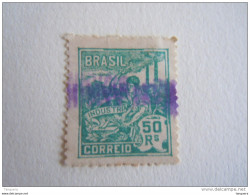 Brazilie Bresil Brasilien Brasil 1920-41 Série Courante Industrie Sans Filigrane Yv 167 (A) O - Gebraucht