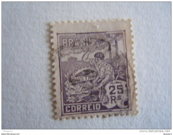 Brazilie Bresil Brasilien Brasil 1920-41 Série Courante Industrie Sans Filigrane  Yv 165 (A) O - Oblitérés