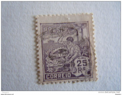 Brazilie Bresil Brasilien Brasil 1920-41 Série Courante Industrie Sans Filigrane  Yv 165 (A) O - Gebraucht