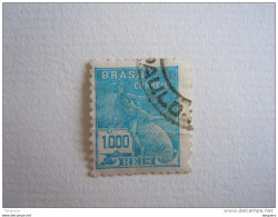 Brazilie Bresil Brasilien Brasil 1928-41 Série Courante Commerce Mercure Filigrane M Yv 208c (B) O - Used Stamps