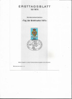 2012n: BRD- ETB 1975, Tag Der Briefmarke, Preußisches Posthausschild - Omslagen