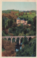 FRANCE - Environs D'Avallon (Yonne) - Chastellux - La Vallée De La Cure La Viaduc Et Le Château - Carte Postale Ancienne - Avallon