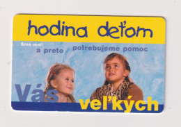 SLOVAKIA  - Hodina Detom Chip Phonecard - Slovaquie