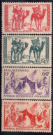 Mauritanie Timbres-poste N°105* à 108* Neufs Charnières TB Cote : 2€75 - Ongebruikt