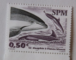 SPM 2004  Faune Marine Le Dauphin à Flancs Blancs  YT 812   Neufs - Neufs