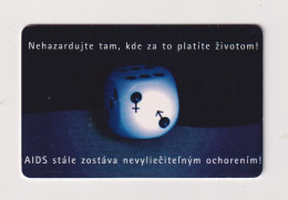 SLOVAKIA  - Anti AIDS Chip Phonecard - Eslovaquia