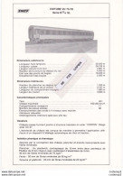 Train Wagons Fiche Technique 2 Volets Wagon Voiture Voyageurs SNCF 2ème Cl VU 75 Et 78 Voir Scans (3) Fiche Non Datée - Chemin De Fer