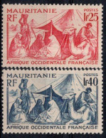 Mauritanie Timbres-poste N°111* & 112* Neufs Charnières TB Cote : 3€50 - Ungebraucht