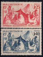 Mauritanie Timbres-poste N°111* & 112* Neufs Charnières TB Cote : 3€50 - Neufs