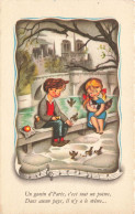 ENFANTS - Dessins D'enfants - Un Gamin D'Paris - Carte Postale Ancienne - Dessins D'enfants