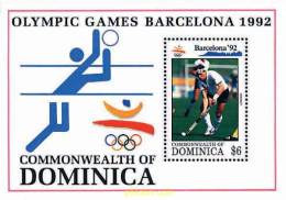 306809 MNH DOMINICA 1992 25 JUEGOS OLIMPICOS VERANO BARCELONA 1992 - Dominique (1978-...)