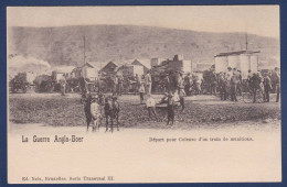 CPA Afrique Du Sud Transvaal Guerre War Des Boers Angleterre Non Circulé Train Chemin De Fer - Zuid-Afrika