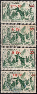 Mauritanie Timbres-poste N°133 à 136 Oblitérés TB Cote : 4€50 - Used Stamps