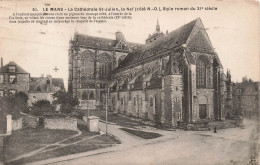 FRANCE - Le Mans - La Cathédrale Saint Julien - Style Roman Du XIe Siècle - Carte Postale Ancienne - Le Mans