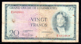 685-Luxembourg 20fr 1955 E683 - Luxembourg