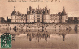 FRANCE - Chambord - Le Château - Façade Septentrionale - Carte Postale Ancienne - Chambord