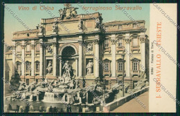 Trieste Vino China Ferruginoso Serravallo Pubblicitaria Roma Cartolina ZC0948 - Trieste
