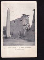 Haute-Egypte - Le Pilône Et L'Obélisque Du Temple De Luxor - Postkaart - Louxor