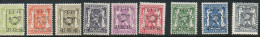 Préos - Série 28 - PO529-PO537 ** / PRE529-PRE537 ** - Tipo 1936-51 (Sigillo Piccolo)