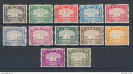 1937 ADEN, Stanley Gibbons 1/12 , Set Of 12 MLH* - Autres & Non Classés