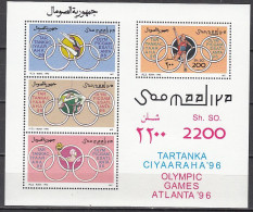 Olympia 1996:  Somalia  Bl ** - Summer 1996: Atlanta