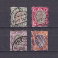 TRANSVAAL SOUTH AFRICA 1902, SG #244-250, Part Set, Wmk Crown CA, Used - Transvaal (1870-1909)