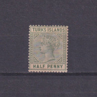 TURKS ISLANDS 1882, SG #53, Queen Victoria, NG - Turks & Caicos (I. Turques Et Caïques)