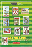 CALENDARIO CAMPIONATO ITALIANO DI CALCIO CON AFFRANCATURA MILAN CAMPIONE 95/96 ED ANNULLO PRIMO GIORNO - Club Mitici