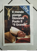Br Giornale Napoli City Il Mondo Piange La Morte Di Giovanni Paolo II - Magazines & Catalogues