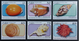 Coquillages Shells // Série Complète Neuve ** MNH ; Cuba YT 5048/5053 (2012) Cote 9.50 € - Unused Stamps