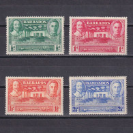 BARBADOS 1939, SG #257-261, Part Set, Tercentenary Of General Assembly, MH - Barbades (...-1966)