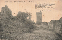 FRANCE - Polignac - Le Château - Les Ruines - Le Donjon - Le Mur D'enceinte - Orifice Du Puits - Carte Postale Ancienne - Le Puy En Velay