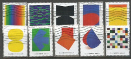 USA 2019 Ellsworth Kelly Cpl 10v Set Used OFF-Paper SC 5382-91SP MI B5604-13 YT F5224-33 - Modernos