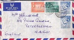 ADEN N° 49/51/54x2 S/L. DE GAO/20.9.54 POUR L’ANGLETERRE - Aden (1854-1963)