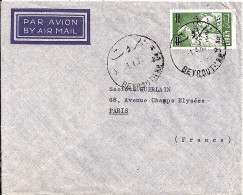 LIBAN N° 159 S/L.DE BEYROUTH/1.4.60 POUR LA FRANCE - Liban