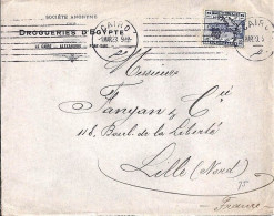 EGYPTE N° 75 S/L. DE LE CAIRE/1.3.23 POUR LA FRANCE - Covers & Documents