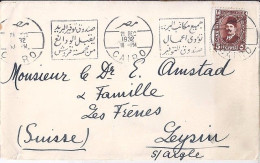 EGYPTE N° 122 S/L. DE LE CAIRE/21.12.32 POUR LA SUISSE - Storia Postale