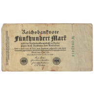 Billet, Allemagne, 500 Mark, 1922, 1922-07-07, KM:74a, TB - 500 Mark