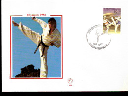 SEOUL OLIMPIC GAME  1988 KARATE TEKOUNDO ANNULLO SPECIALE - Non Classificati