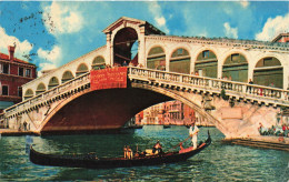 ITALIE - Venezia - Ponte Di Rialte  - Le Pont De Rialto - Gondole - Carte Postale - Venezia